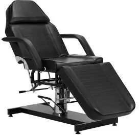 Fotel kosmetyczny hyd. Basic 210 czarny - Krzesła i taborety kosmetyczne - miniaturka - grafika 1