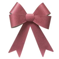 Ozdoby bożonarodzeniowe - Brokatowa Kokarda Ozdobna, 30 X 19 Cm - miniaturka - grafika 1