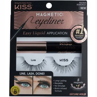 Kiss Magnetic Eyeliner Lure rzęsy magnetyczne - Sztuczne rzęsy i akcesoria - miniaturka - grafika 2