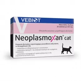 VEBIOT NEOPLASMOXAN CAT 30 tabletki nowotwór u kota - Suplementy i witaminy dla kotów - miniaturka - grafika 1
