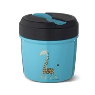 Termosy - Carl Oscar Temp Lunch Jar Carl Oscar Temp Lunch Jar  -  Termos ze Szlachetnej Stali Nierdzewnej Turquoise  -  Giraffe - miniaturka - grafika 1