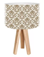 Lampy stojące - Macodesign Lampa biurkowa Beżowy deseń mini-foto-193, 60 W - miniaturka - grafika 1