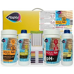Stapar Zestaw startowy chemii basenowej do SPA i basenów-Stapar S681832 - Akcesoria do basenów - miniaturka - grafika 1