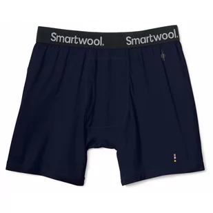 Męskie bokserki Smartwool M Merino Boxer Brief Boxed Rozmiar: XL / Kolor: ciemnoniebieski - Majtki męskie - miniaturka - grafika 1