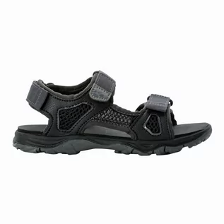 Buty dla dziewczynek - Sandały dziecięce Jack Wolfskin TARACO BEACH SANDAL K black - 26 - grafika 1