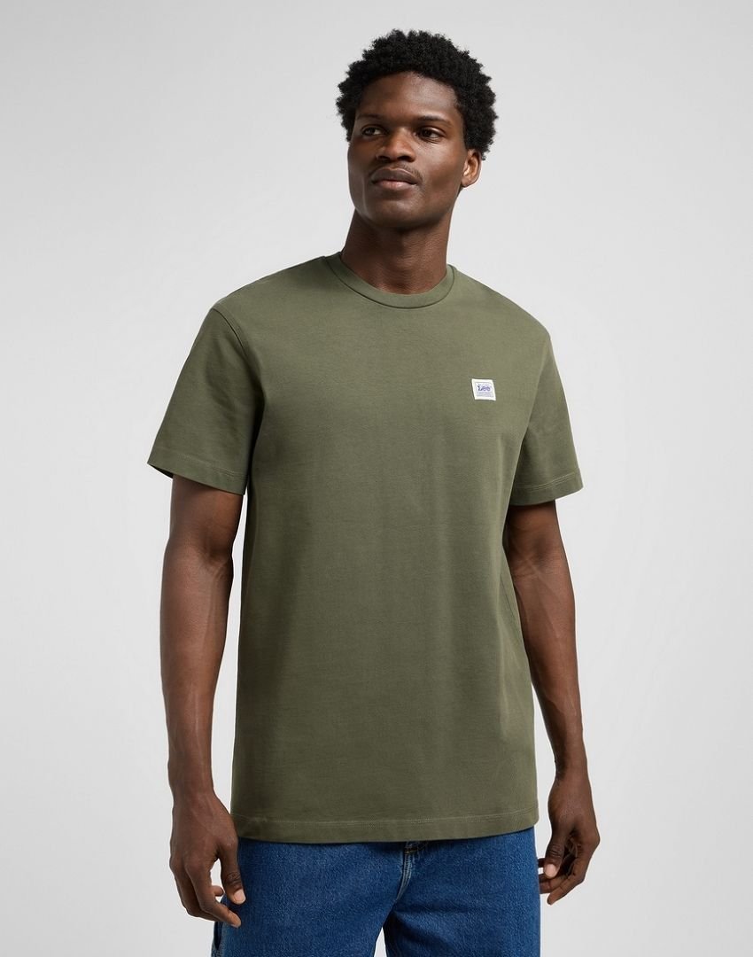 t-shirt uomo lee 112370492 ww tee moss