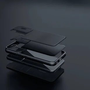 Nillkin Qin Cloth Pro Case etui do iPhone 14 Pro osłona na aparat kabura pokrowiec obudowa z klapką niebieski - Etui i futerały do telefonów - miniaturka - grafika 11