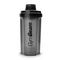 Shakery i bidony sportowe - Czarny szejker GymBeam 600 ml - miniaturka - grafika 1
