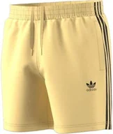 Kąpielówki męskie - adidas, Originals Adicolor kostium kąpielowy, Fast żółty/czarny, rozmiar S, męski - miniaturka - grafika 1