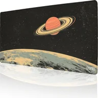 Podkładki pod mysz - PODKŁADKA POD MYSZ GAMINGOWA Z Księżyców Saturna 100x50 TILT Dla gracza - miniaturka - grafika 1