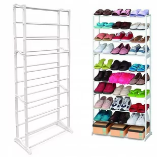 Półka Na Buty Obuwie Metalowa 30 Par Szafka Regał - Wieszaki i stojaki - miniaturka - grafika 1