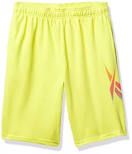 Spodnie i spodenki dla chłopców - Reebok Reebok Krótkie spodnie chłopięce Pantalon Corto Big Rainbow Vector żółty żółty 18 Lata S89193RBI - grafika 1