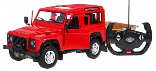 RAMIZ Autko R/C Land Rover Defender Czerwony 1:14 RASTAR ZRC.78400-1.CR - Zabawki zdalnie sterowane - miniaturka - grafika 1