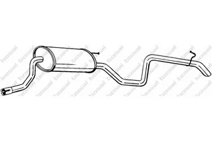 BOSAL Tłumik końcowy 280-277 - Tłumiki - miniaturka - grafika 1