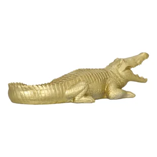 Dekoracja Victor Krokodyl złoty 39cm - Figurki dekoracyjne - miniaturka - grafika 5