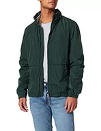 Kurtki męskie - Springfield Męska kurtka Chaqueta Capucha Repelente Al Agua, zielony, XS - miniaturka - grafika 1