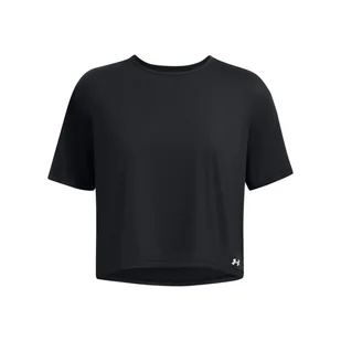 Damska Koszulka z krótkim rękawem UNDER ARMOUR MOTION SS 1379178-003 – Czarny - Koszulki i topy damskie - miniaturka - grafika 1