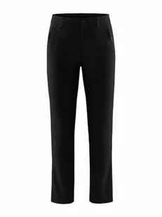 Craft Explore Pants damskie spodnie outdoorowe, rozmiar XS, czarne, regulowany ściągacz, 2 kieszenie boczne, 1 kieszeń na nogawce, tylna kieszeń z zamkiem błyskawicznym, elastyczne spodnie - Spodnie damskie - miniaturka - grafika 1
