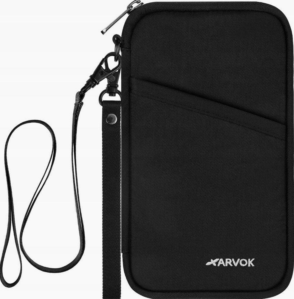 TORBA PODRÓŻNA ORGANIZER RFID WODOODPORNA ETUI NA PASZPORT DOKUMENTY KARTY