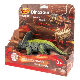 Dinozaur światło dźwięk Smily Play - Zabawki interaktywne dla dzieci - miniaturka - grafika 1