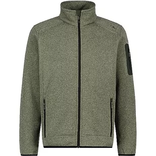 CMP męska kurtka Knit-Tech Knit-Tech, Kaki-Oil Green, 58 - Kurtki męskie - miniaturka - grafika 1