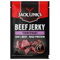 Jack Links Suszona wołowina protein Beef Jerky Teriyaki 60 g - Pasztet i przetwory mięsne - miniaturka - grafika 1
