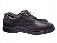 Półbuty męskie - GEOX PÓŁBUTY MĘSKIE BRĄZOWE SKÓRZANE 40 ŻTK - miniaturka - grafika 1