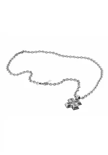 JEWELER'S POLICE PJ24963PSE01. Naszyjnik, Kolor szary. Mężczyzna. - Naszyjniki - miniaturka - grafika 1