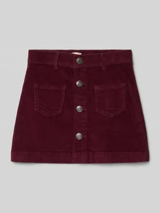 Spódnica mini o rozkloszowanym kroju z mieszanki bawełny model ‘AMAZING’ - Sukienki i spódniczki dla dziewczynek - miniaturka - grafika 1