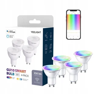 Yeelight Yeelight W1 GU10 ściemnialna 4szt - Systemy inteligentnych domów - miniaturka - grafika 2