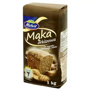 Melvit MĄKA ORKISZOWA 1KG 21064506 - Mąka - miniaturka - grafika 1