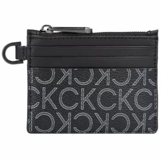 Etui na dokumenty i karty - Calvin Klein Subtelne etui na karty kredytowe 10 cm black classic mono - grafika 1