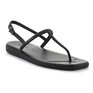 Sandały damskie - Buty do chodzenia damskie Crocs Miami Thong Flip - miniaturka - grafika 1