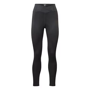 Reebok Damskie legginsy z wysokim stanem do treningu, Nocna czerń, XXL - Legginsy - miniaturka - grafika 1