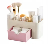 Pudełka i szkatułki - Organizer Szkatułka Na Kosmetyki Biżuterię Pędzle - miniaturka - grafika 1