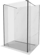 Ścianki i drzwi prysznicowe - Mexen Kioto ścianka prysznicowa wolnostojąca 150 x 30 x 30 cm, transparent, czarna - 800-150-030-222-70-00-030 - miniaturka - grafika 1