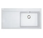 Zlewozmywaki - Franke Mythos MTG 611-100 Granitowy Biały polarny - miniaturka - grafika 1