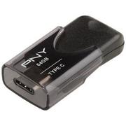 Pendrive - PNY Type-C pamięć USB 3.1, czarny 64 GB FD64GATT4TC31K-EF - miniaturka - grafika 1