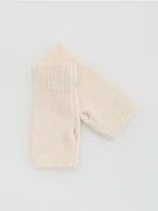 Czapki damskie - Reserved - Mitenki z domieszką wełny - złamana biel - miniaturka - grafika 1