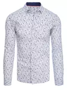 Koszule męskie - Koszula męska biała Dstreet DX2338 - miniaturka - grafika 1