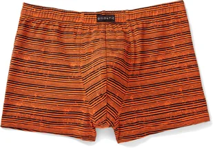 SZORTY ATLANTIC MH974 BOKSERKI MĘSKIE POMARAŃCZ S - Majtki męskie - miniaturka - grafika 1