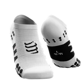 Skarpetki sportowe męskie - COMPRESSPORT Skarpetki do biegania krótkie NO SHOW SOCKS white/black - miniaturka - grafika 1