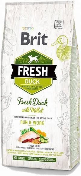 Brit Fresh Duck with Millet Active Run & Work 12 kg
