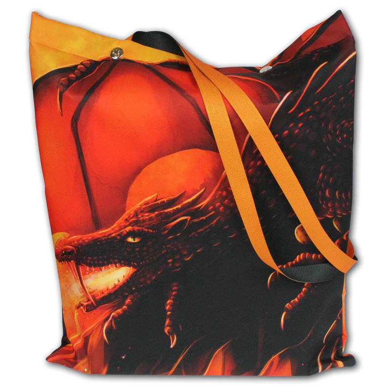 Torba impregnowana zapinana Pomarańczowy Smok