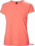 Koszulki i topy damskie - Koszulka damska HELLY HANSEN W THALIA SUMMER TOP Peach - miniaturka - grafika 1
