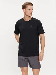Under Armour Koszulka techniczna Ua Rush Energy Ss 1383973-001 Czarny Loose Fit - Koszulki sportowe męskie - miniaturka - grafika 1