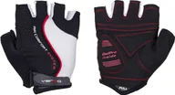 Rękawiczki rowerowe - Verso Rękawiczki rowerowe Verso SB-01-7022-E czarno-biało-czerwone L - miniaturka - grafika 1