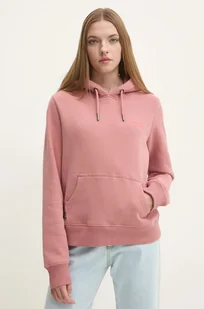 Superdry bluza damska kolor różowy z kapturem gładka W2012180A-MIP - Bluzy damskie - miniaturka - grafika 1