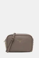 Torebki damskie - Patrizia Pepe torebka skórzana kolor beżowy CB0071 L001 - miniaturka - grafika 1