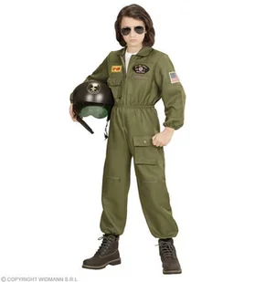WIDMANN Andreas  kostium dziecięcy Kampf Jet Pilot, 164 cm, zielony - Stroje karnawałowe - miniaturka - grafika 1